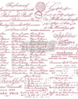 Clear stamp STAMPS - Text Handwritten Note
