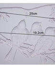 Decor Moulds® Silicone mold, Avian Love