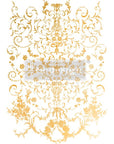 Decor Transfer Kacha Gold Manor Swirls