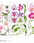 Small transfer image Doodle Flowers
