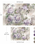 A1 Decoupage fiberpapper Aged Machinery Elegance - 60 x 85 cm