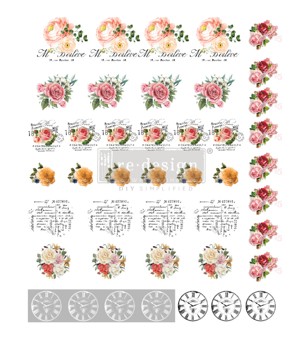Redesign Knob Transfer – Vintage Rose