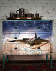 A1 Decoupage fiberpapper Aged Machinery Elegance - 60 x 85 cm