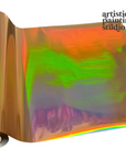 APS transfer foil: Gold Hologram - Rainbow Foil
