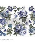 Small transfer image Doodle Flowers