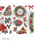 Small Decor Transfer Siirtokuva Classic Christmas