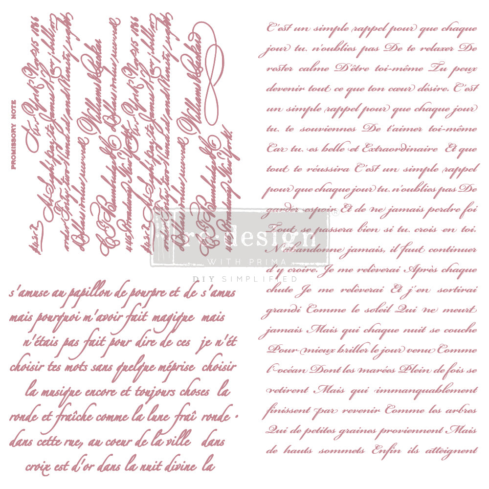 Leimasin STAMPS - Vintage Script