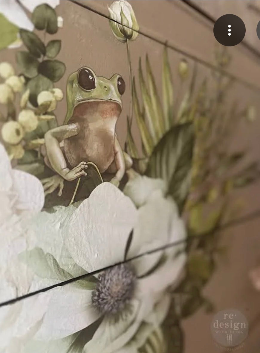 Decor Transfers® - Froggy Meadow Green