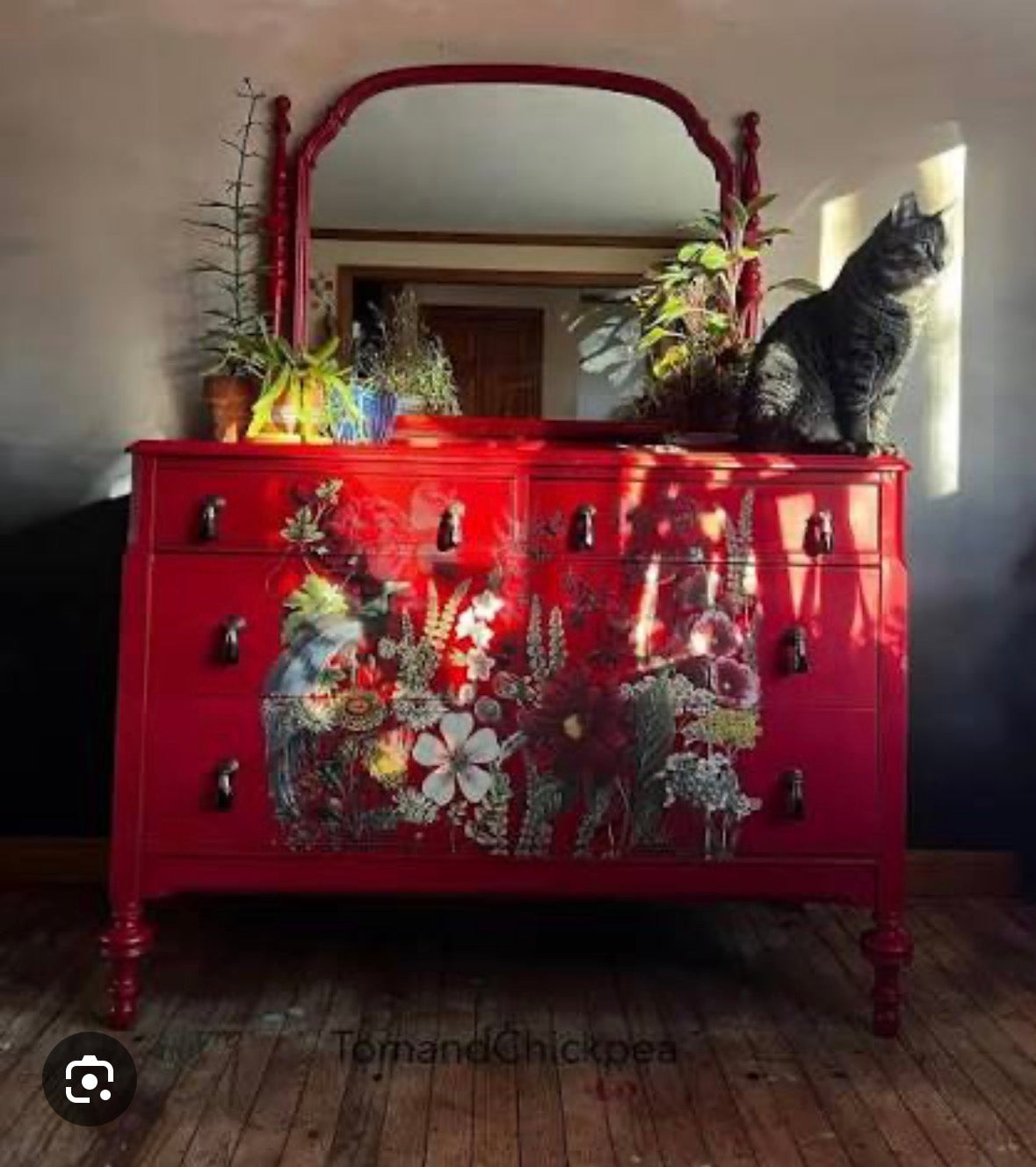 Mineral paint, shade Perfect Red, One Hour Enamel