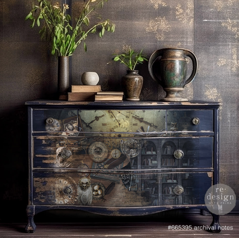 A1 Decoupage kuitupaperi Archival Notes - 60 x 85 cm