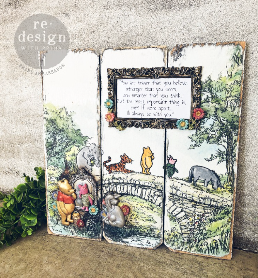 A3 Decoupage Willowmist Meadow 30cm x 42cm