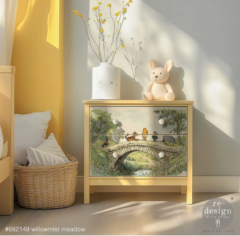A3 Decoupage Willowmist Meadow 30cm x 42cm