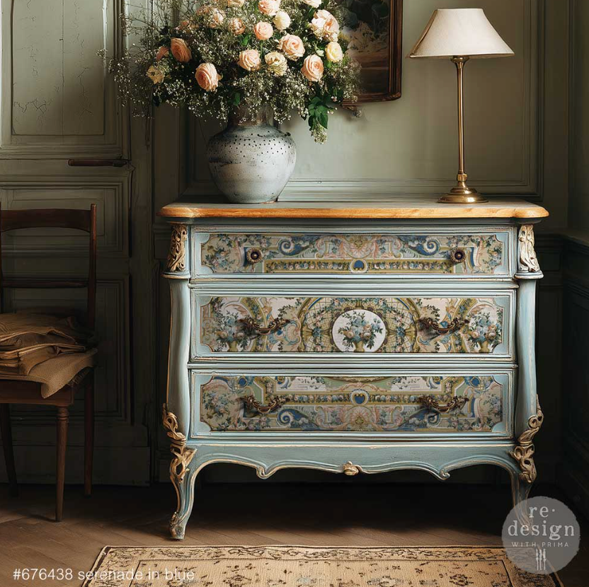 Redesign - FIBER paper SET - Serenade in Blue