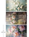 Bountiful Beauty - Decoupage fiber paper set 49x76 cm - 3 pcs