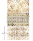 Enchanted Romance - Decoupage Fibre Set 49x76 cm - 3 pcs