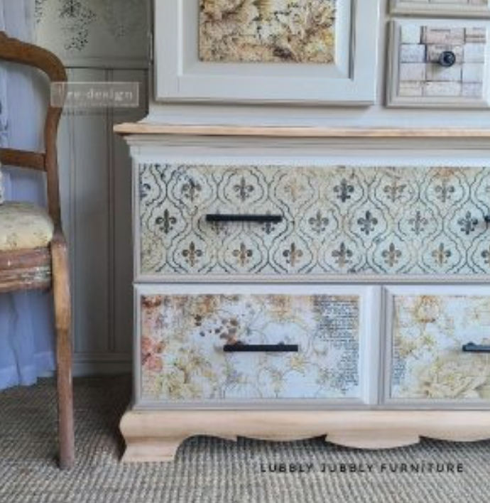Enchanted Romance - Decoupage Fibre Set 49x76 cm - 3 pcs