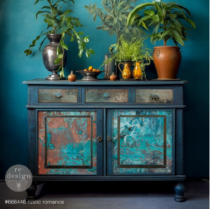 Rustic Romance - Decoupage kuitupaperisetti 49x76 cm - 3 kpl