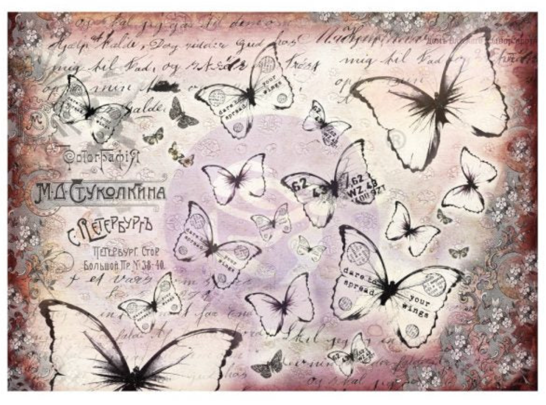 Decoupage Tissue Paper Finnabair Flutter 70x50cm