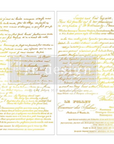 Middy Foil Transfers Kacha Gilded Noel Script